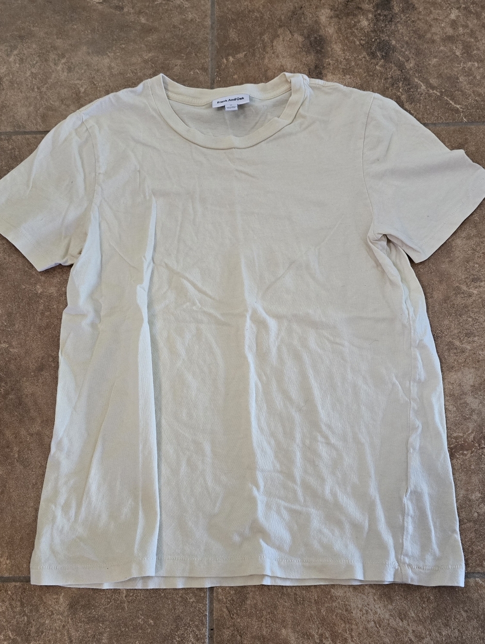 Light Yellow Cream | FRANK&OAK | Short Sleeve